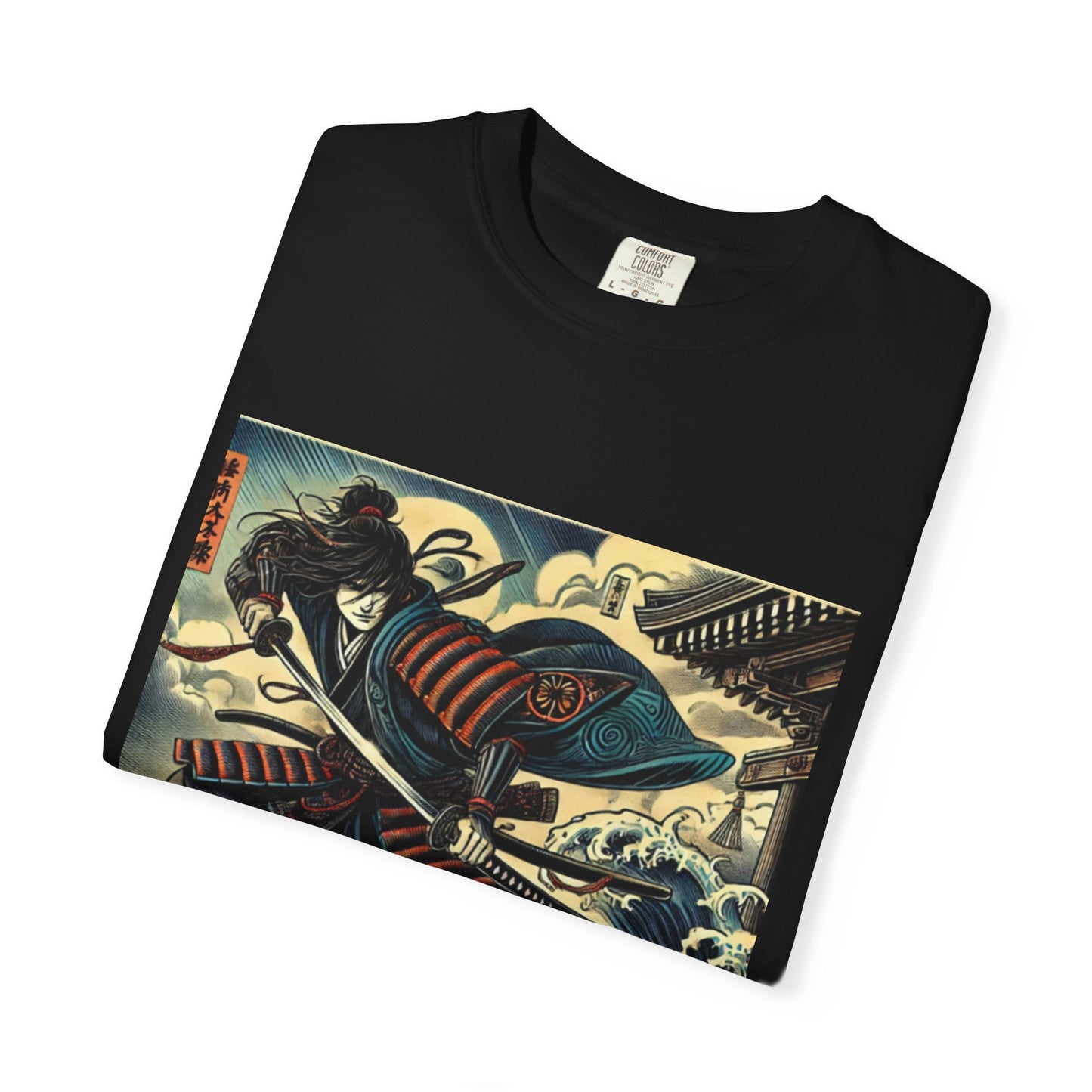 Ninja Wave Unisex T-Shirt | Vintage Art Tee | Casual Streetwear | Anime Style Tees | Gift for Summer | Japanese Unisex T-Shirt