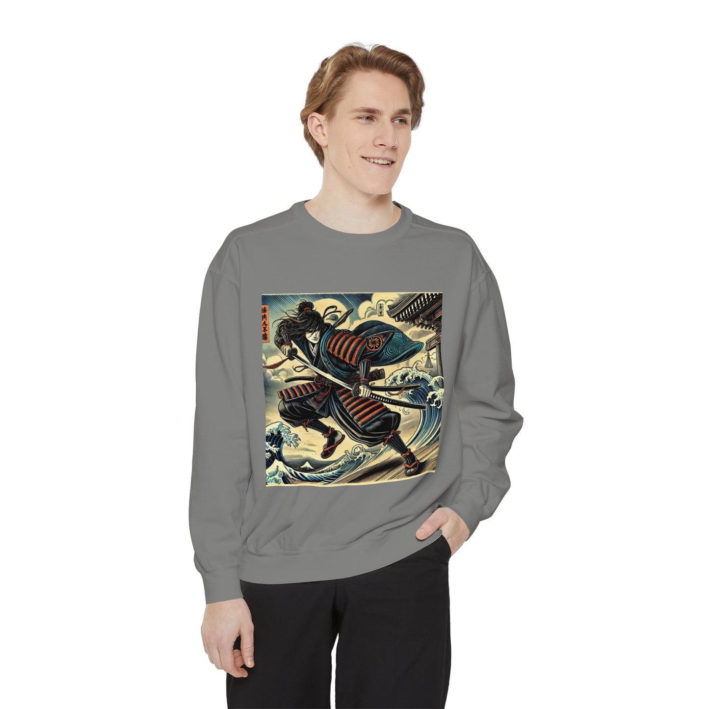 Vintage Samurai Sweatshirt | Japanese Crewneck Sweatshirt