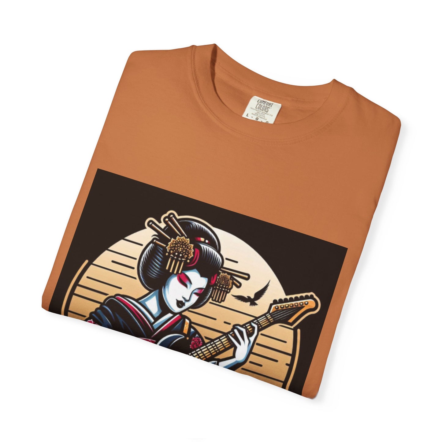 Fashionable Guitarist Geisha Unisex T-Shirt