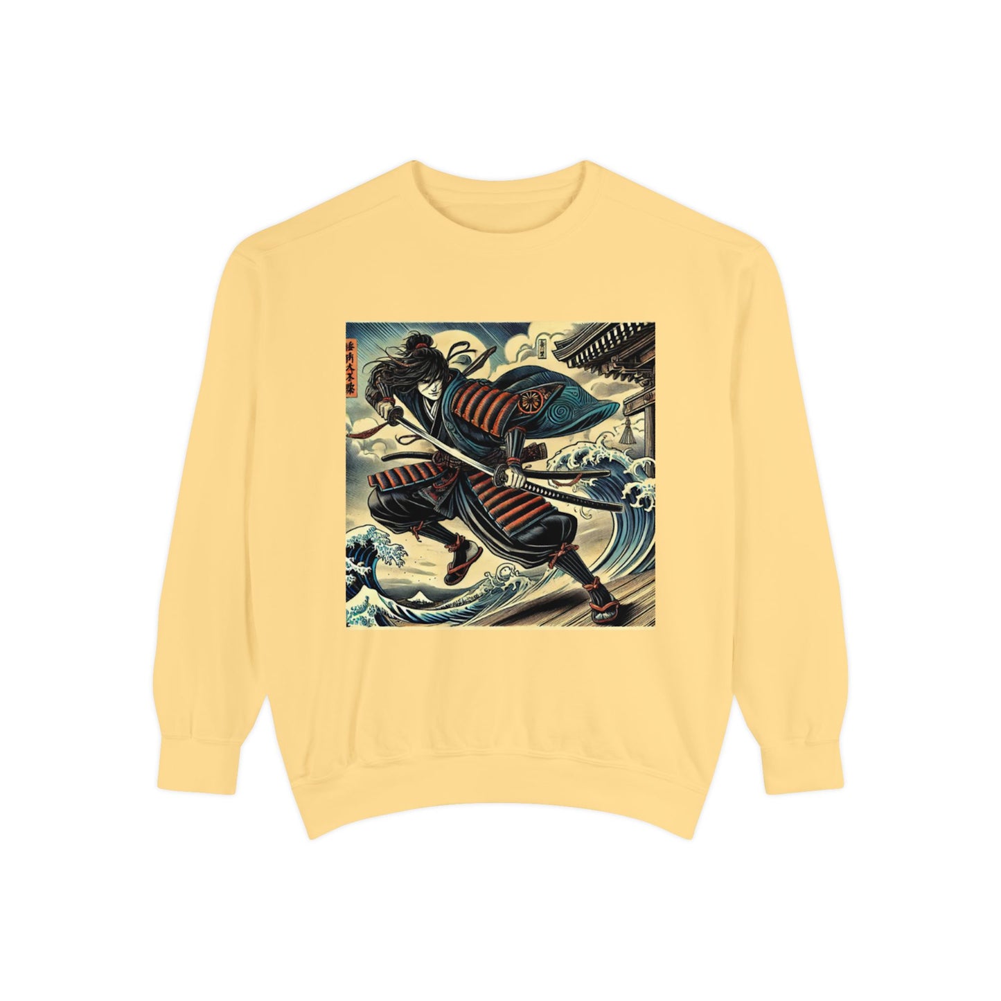 Vintage Samurai Sweatshirt | Japanese Crewneck Sweatshirt