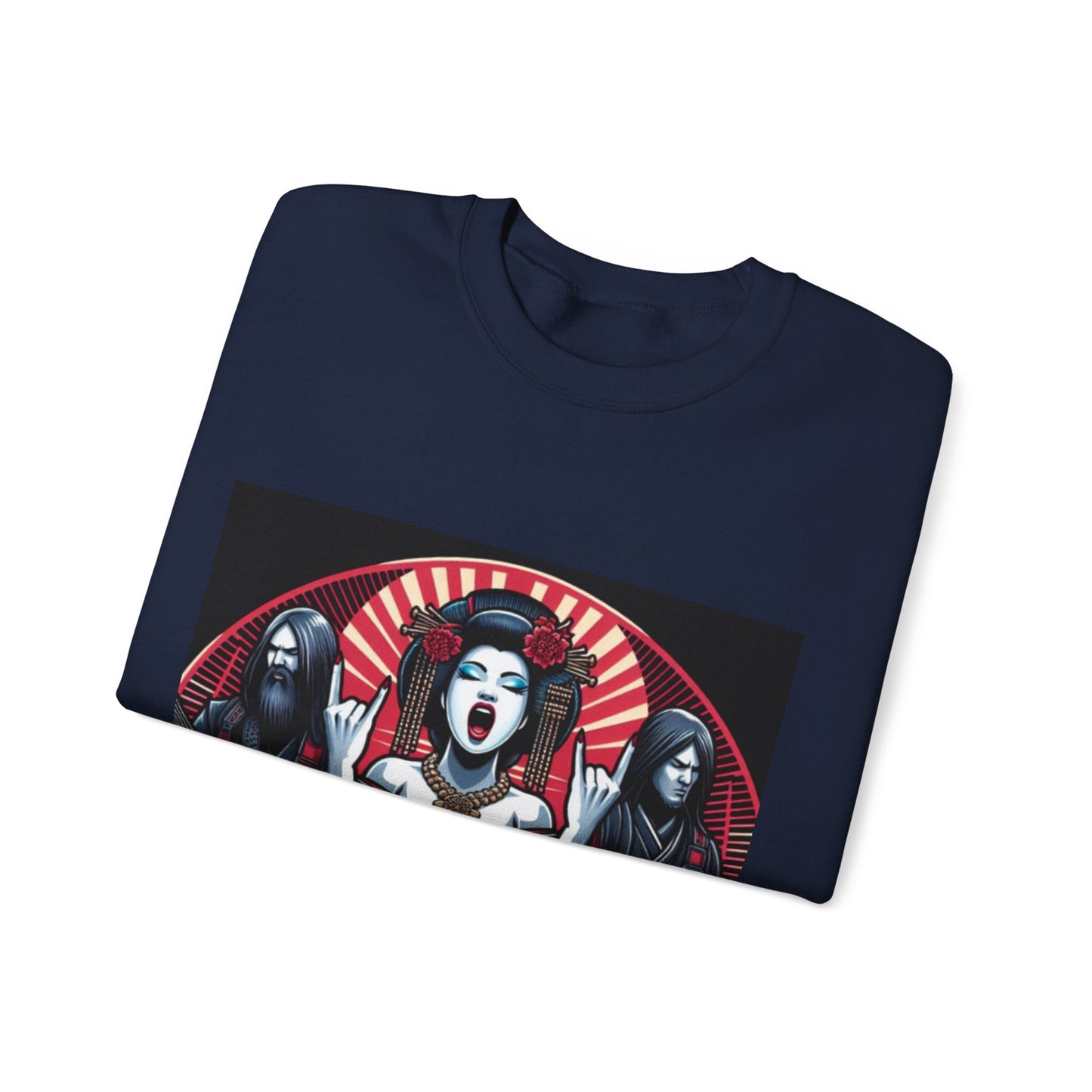 Gothic-Inspired Crewneck Sweatshirt | Japanese Hooded Sweatshirt