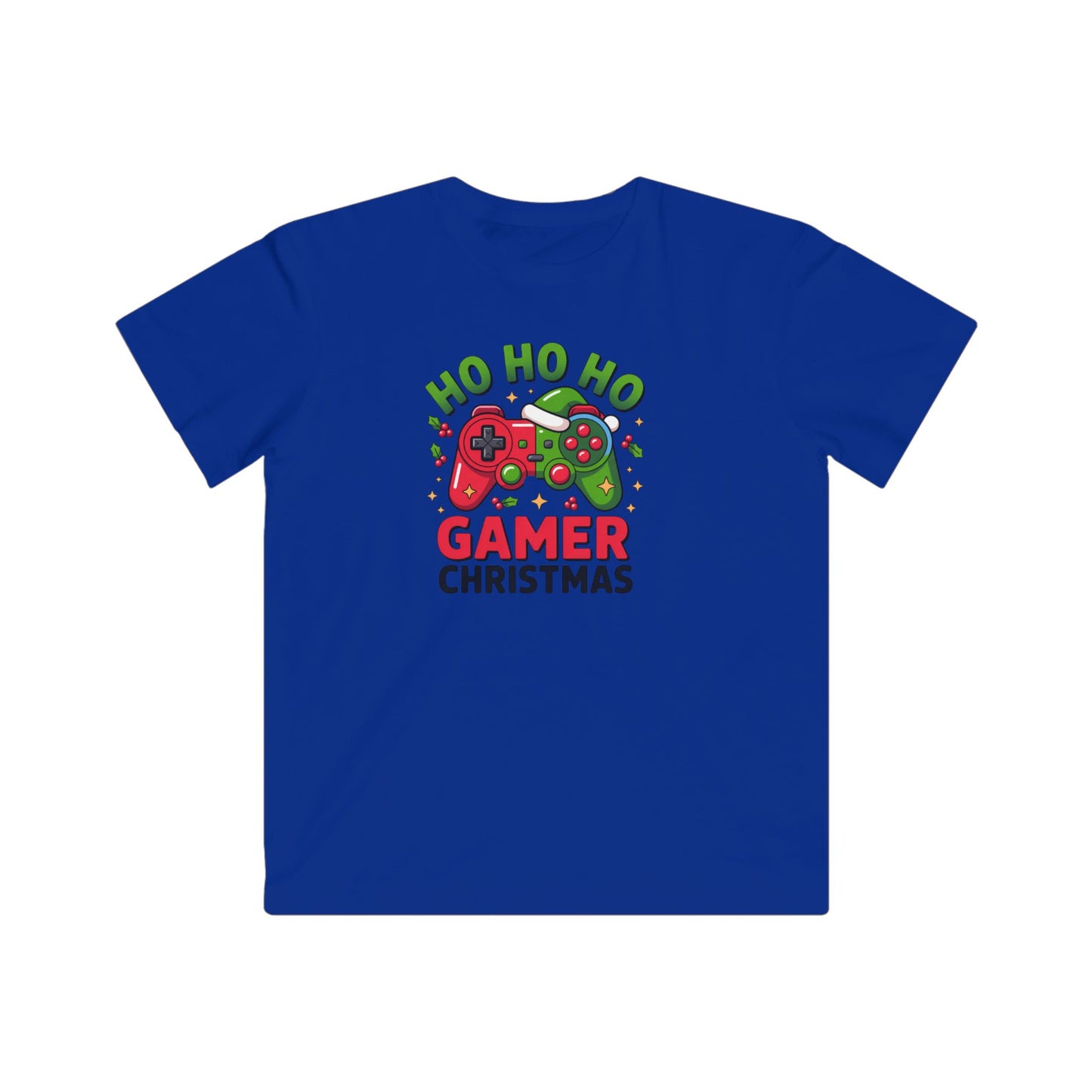 Kids "Ho Ho Ho Gamer Christmas" Tee – Holiday Video Game Shirt for Boys & Girls