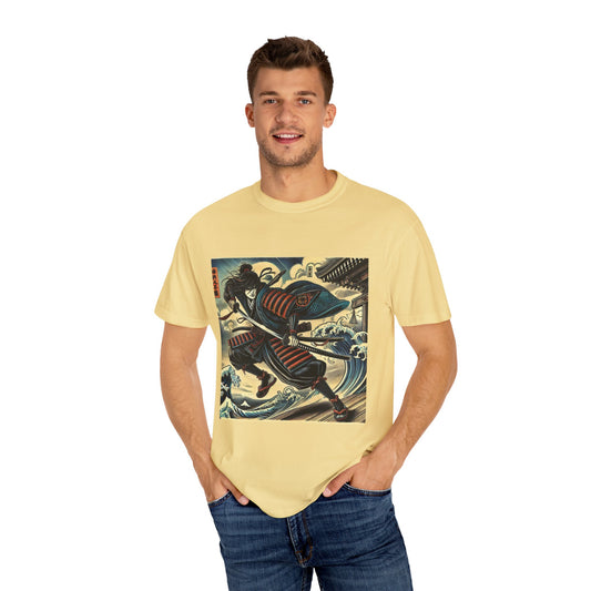 Ninja Wave Unisex T-Shirt | Vintage Art Tee | Casual Streetwear | Anime Style Tees | Gift for Summer | Japanese Unisex T-Shirt