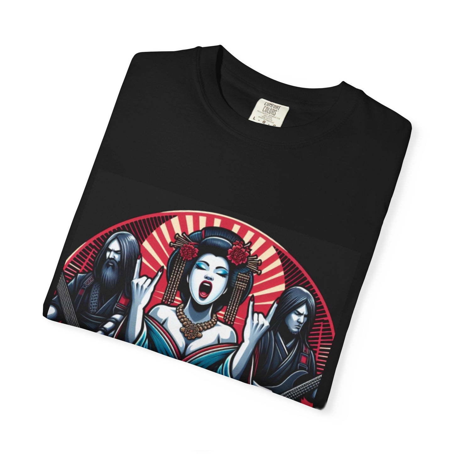 Edgy Art Unisex Garment-Dyed T-Shirt | Alternative Fashion Graphic Tee | Gothic Style T-Shirt | Unique Gift for Occasions