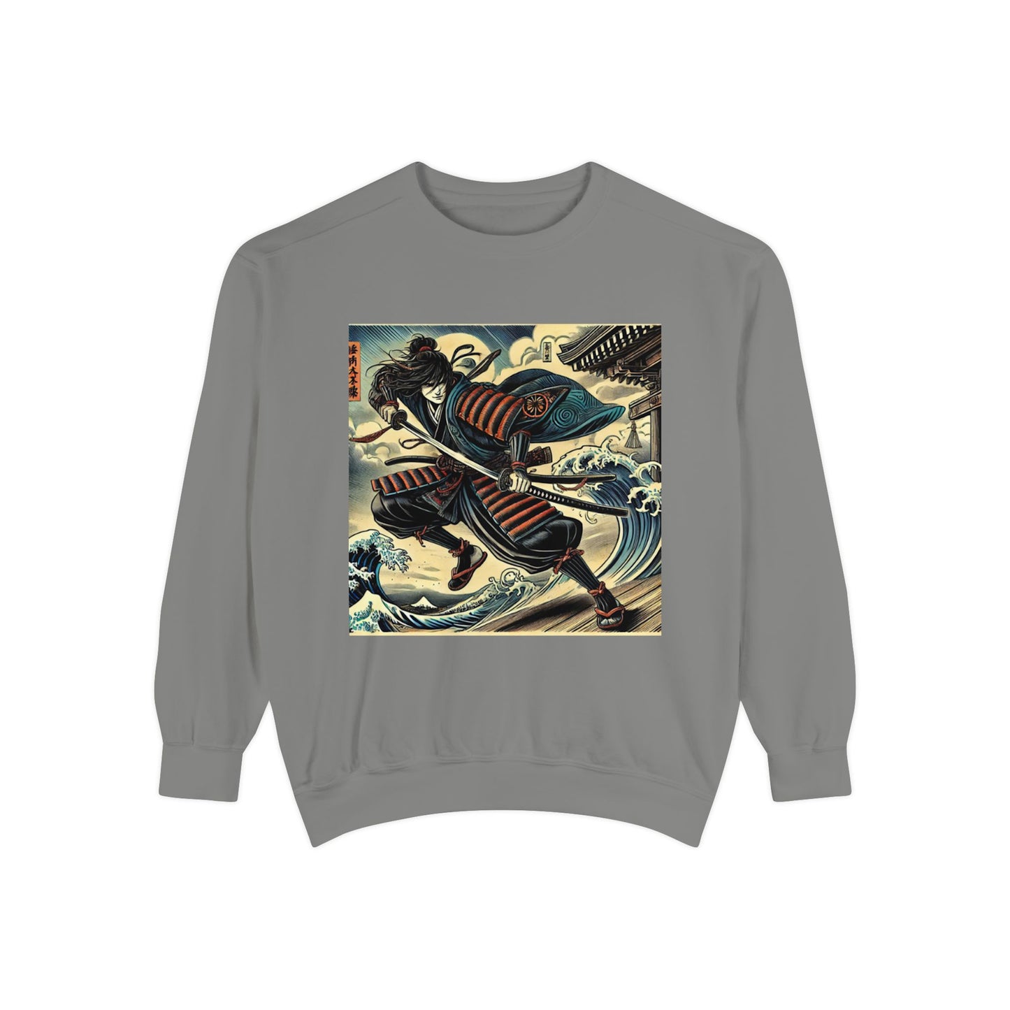 Vintage Samurai Sweatshirt | Japanese Crewneck Sweatshirt