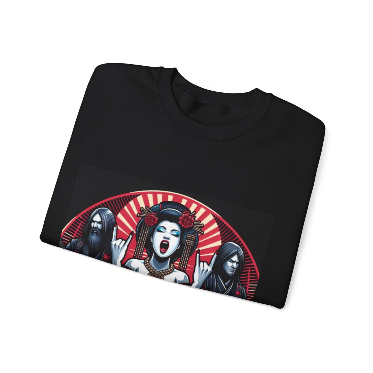 Gothic-Inspired Crewneck Sweatshirt | Japanese Hooded Sweatshirt