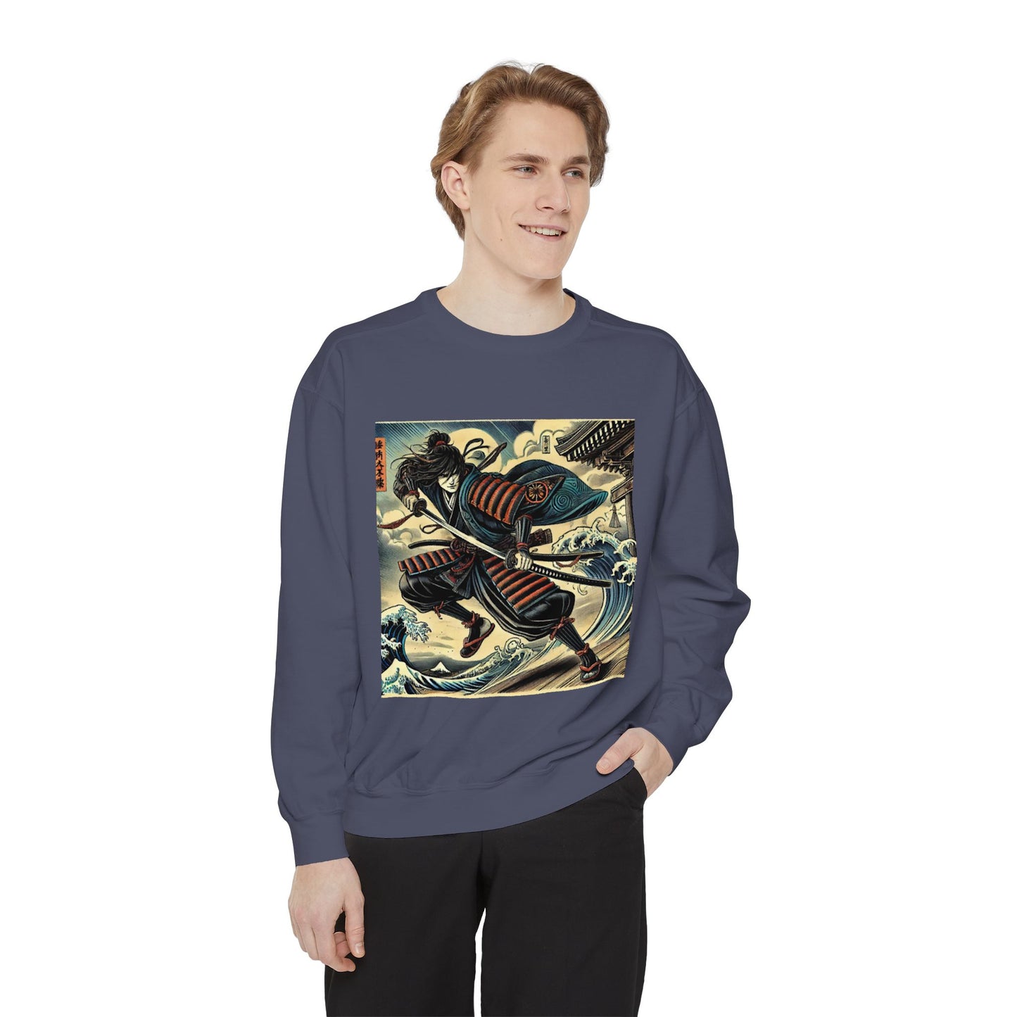 Vintage Samurai Sweatshirt | Japanese Crewneck Sweatshirt