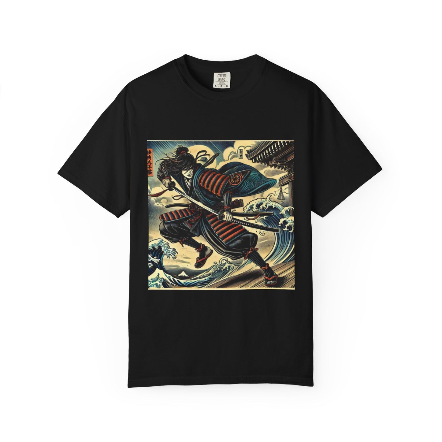 Ninja Wave Unisex T-Shirt | Vintage Art Tee | Casual Streetwear | Anime Style Tees | Gift for Summer | Japanese Unisex T-Shirt