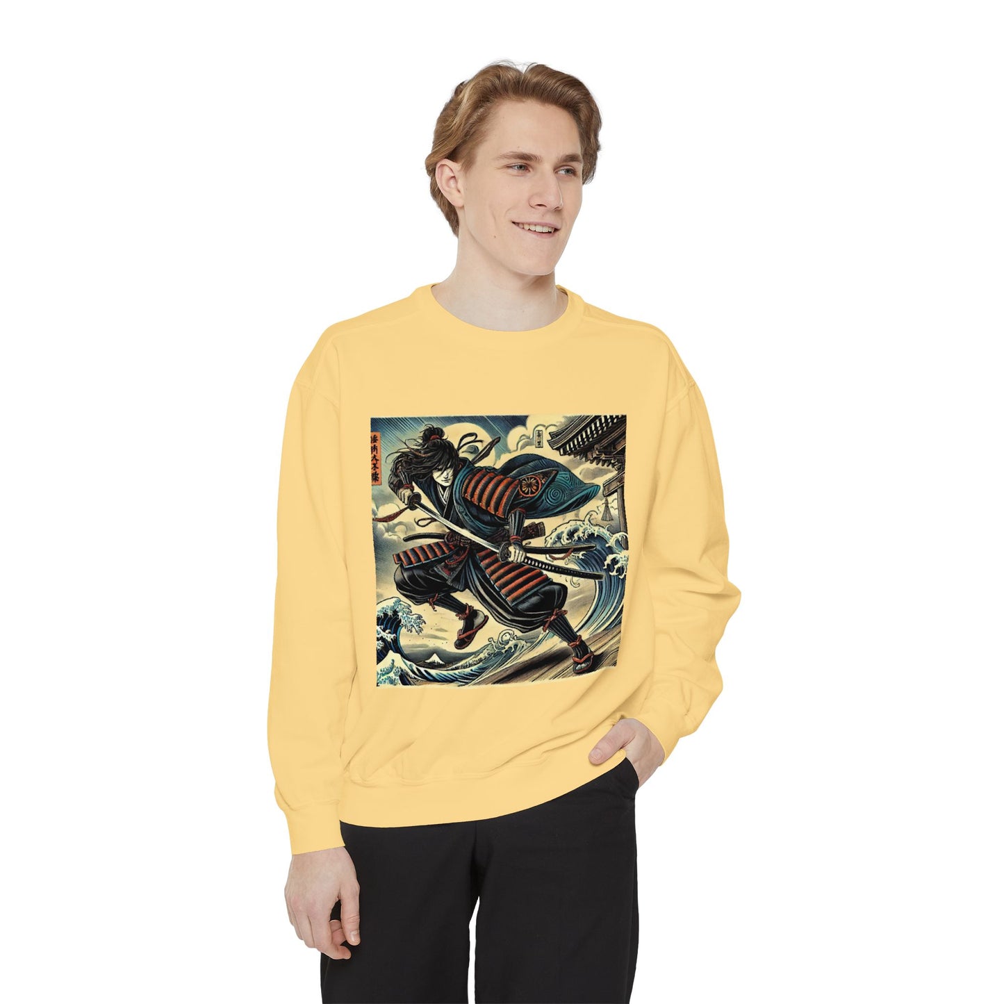 Vintage Samurai Sweatshirt | Japanese Crewneck Sweatshirt