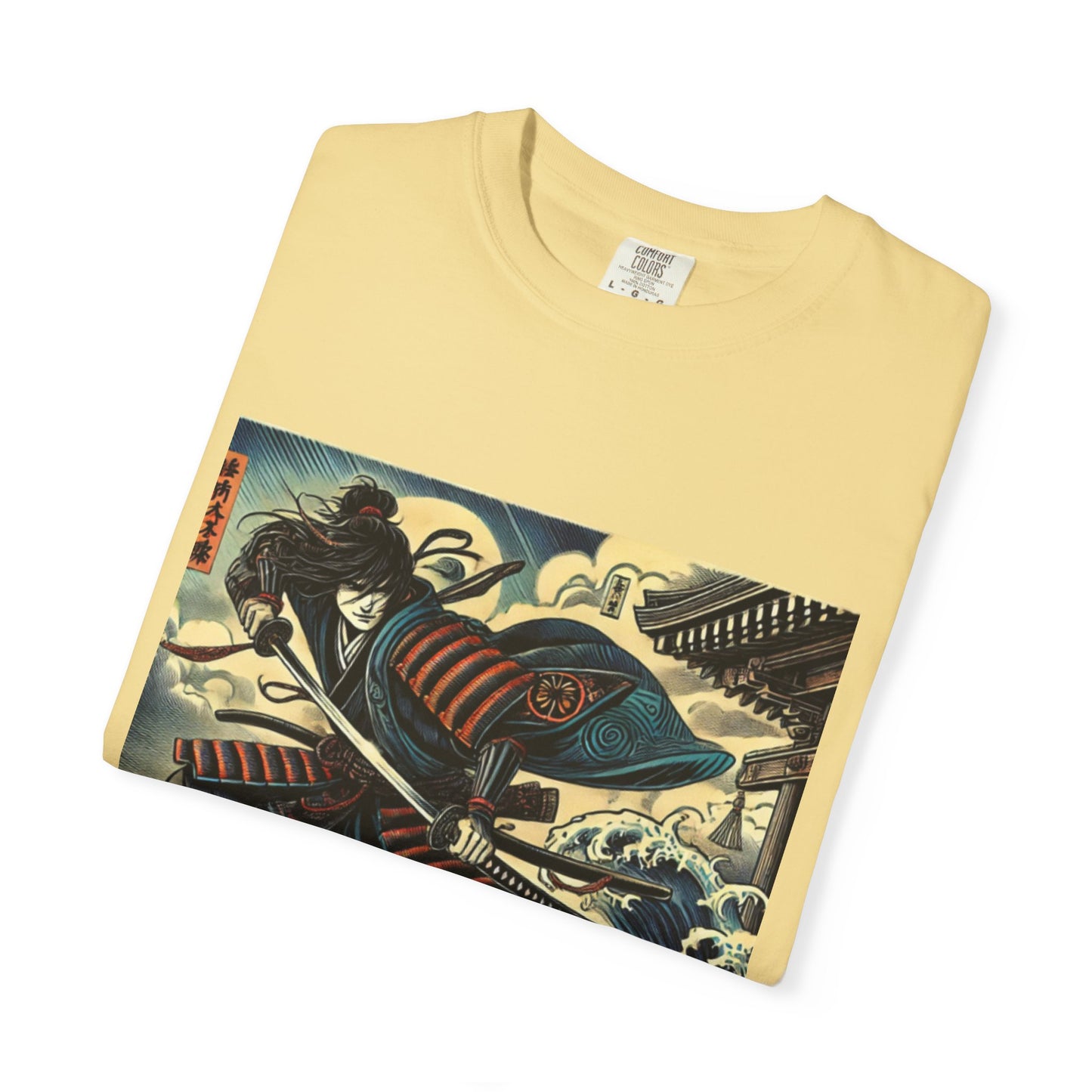 Ninja Wave Unisex T-Shirt | Vintage Art Tee | Casual Streetwear | Anime Style Tees | Gift for Summer | Japanese Unisex T-Shirt