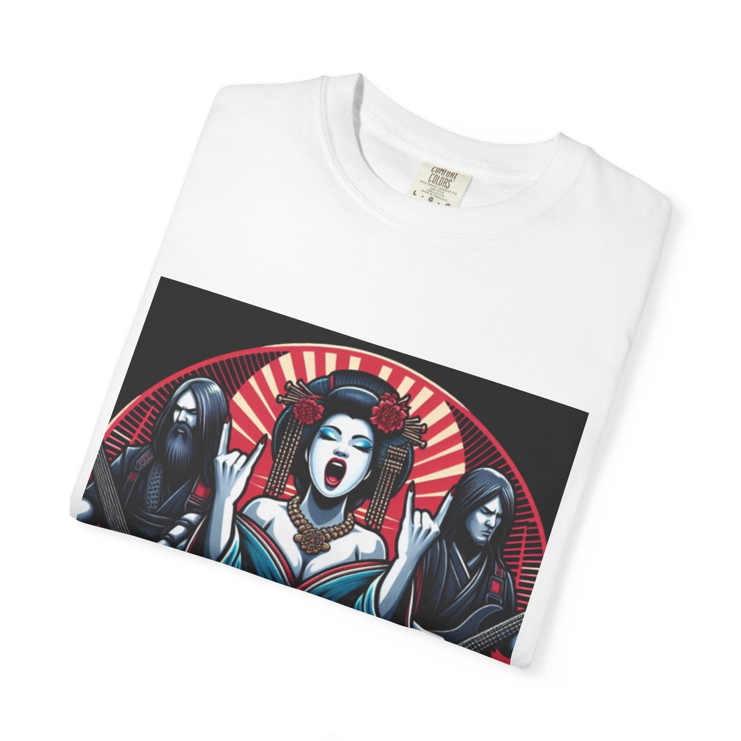 Edgy Art Unisex Garment-Dyed T-Shirt | Alternative Fashion Graphic Tee | Gothic Style T-Shirt | Unique Gift for Occasions