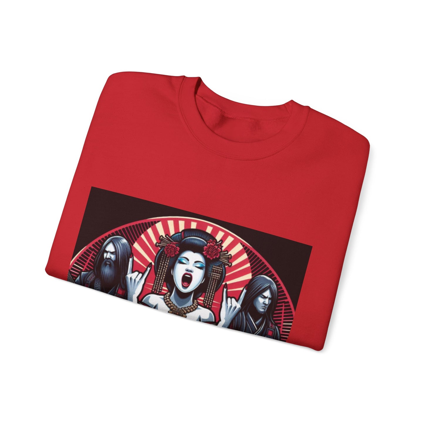 Gothic-Inspired Crewneck Sweatshirt | Japanese Hooded Sweatshirt