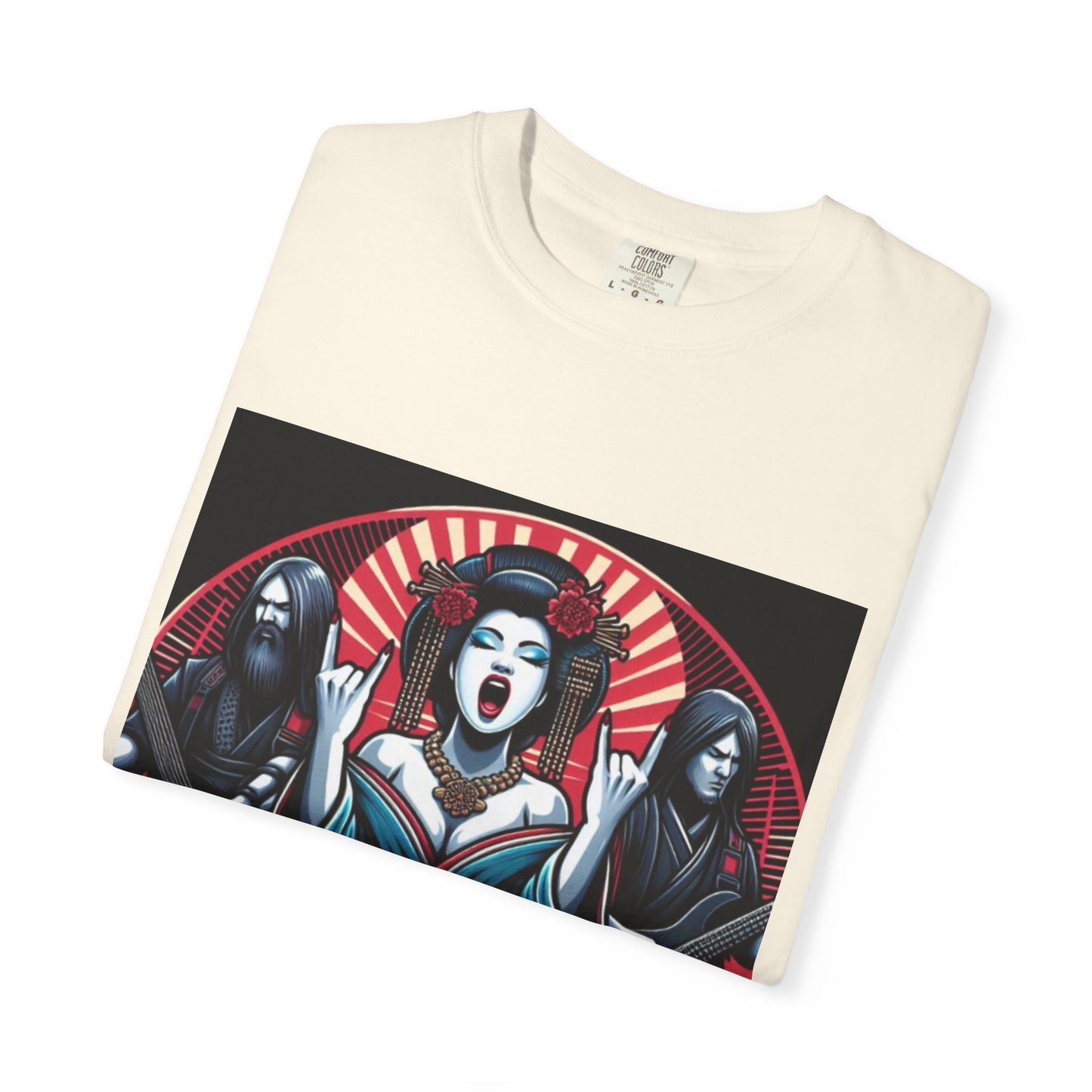 Edgy Art Unisex Garment-Dyed T-Shirt | Alternative Fashion Graphic Tee | Gothic Style T-Shirt | Unique Gift for Occasions